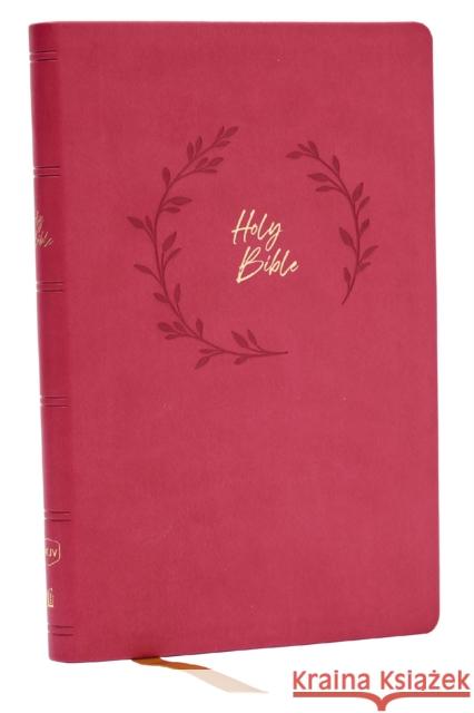 NKJV Holy Bible, Value Ultra Thinline, Pink Leathersoft, Red Letter, Comfort Print Thomas Nelson 9781400338375 Thomas Nelson Publishers - książka