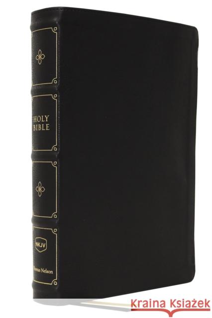 Nkjv, Large Print Verse-By-Verse Reference Bible, MacLaren Series, Leathersoft, Black, Comfort Print: Holy Bible, New King James Version  9780785241997 Thomas Nelson - książka