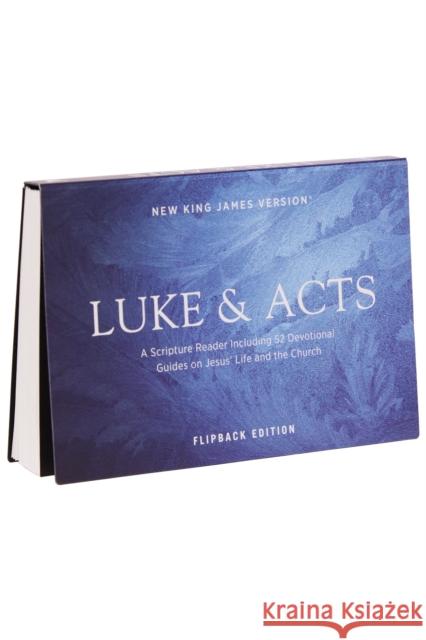 NKJV Luke/Acts Devotional, Flipback Edition, Red Letter, Paperback Thomas Nelson 9780785248408 Thomas Nelson Publishers - książka