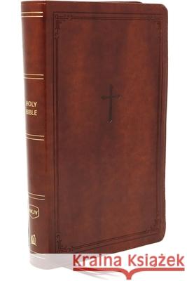 Nkjv, Reference Bible, Compact, Leathersoft, Brown, Red Letter Edition, Comfort Print: Holy Bible, New King James Version  9780785233398 Thomas Nelson - książka