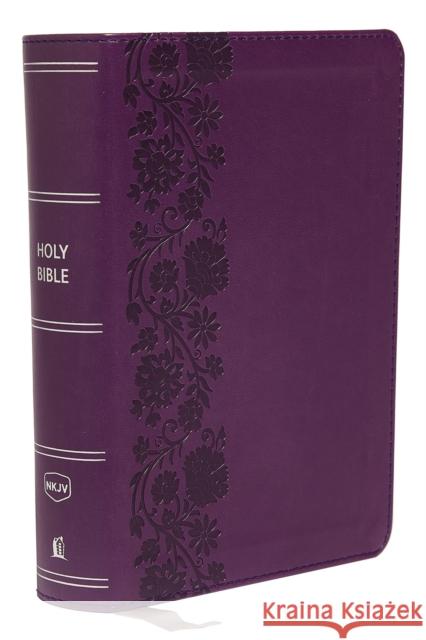 Nkjv, Reference Bible, Compact, Leathersoft, Purple, Red Letter Edition, Comfort Print: Holy Bible, New King James Version  9780785233404 Thomas Nelson - książka