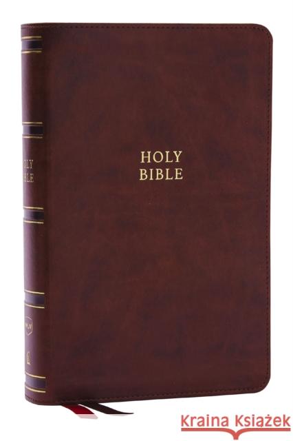 NKJV, Single-Column Reference Bible, Verse-by-verse, Brown Leathersoft, Red Letter, Comfort Print Thomas Nelson 9781400335206 Thomas Nelson Publishers - książka