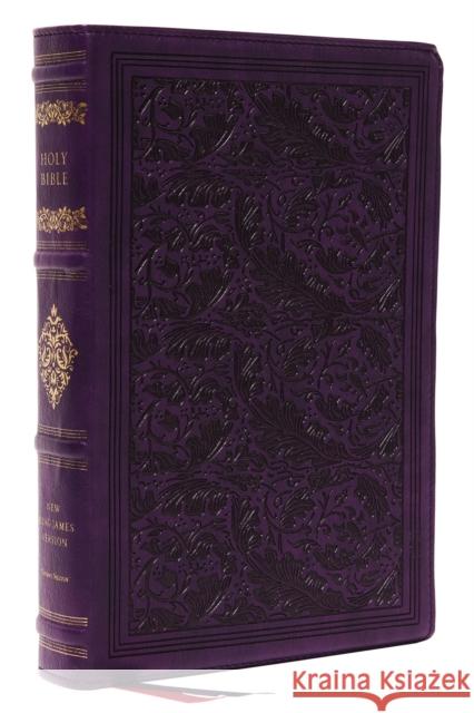 Nkjv, Wide-Margin Reference Bible, Sovereign Collection, Leathersoft, Purple, Red Letter, Comfort Print: Holy Bible, New King James Version Thomas Nelson 9780785294870 Thomas Nelson - książka