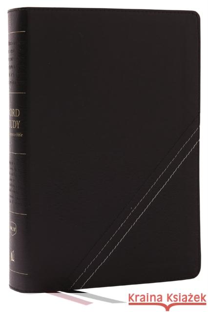 NKJV, Word Study Reference Bible, Bonded Leather, Black, Red Letter, Comfort Print: 2,000 Keywords that Unlock the Meaning of the Bible Thomas Nelson 9780785292869 Thomas Nelson Publishers - książka
