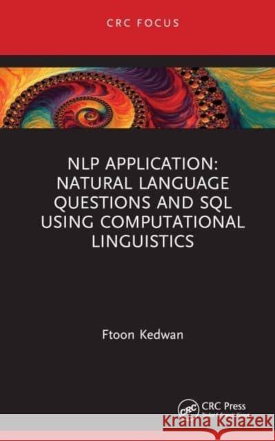 NLP Application Ftoon Kedwan 9781032538358 Taylor & Francis Ltd - książka