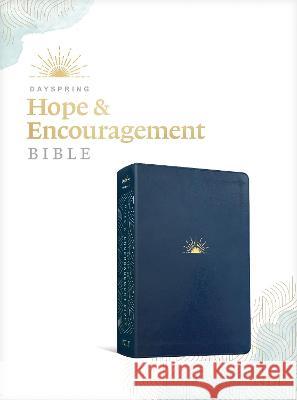 NLT Dayspring Hope & Encouragement Bible (Leatherlike, Navy Blue) Tyndale 9781496452924 Tyndale House Publishers - książka