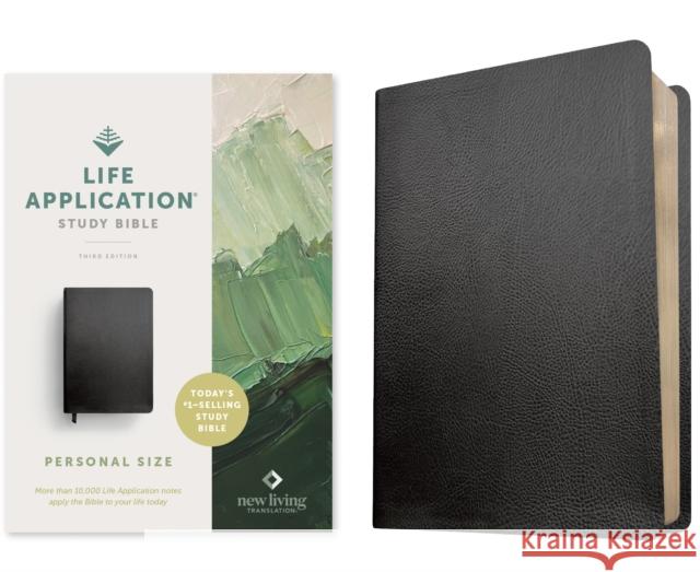 NLT Life Application Study Bible, Third Edition, Personal Size (Bonded Leather, Black, Red Letter) Tyndale 9781496484765 Tyndale House Publishers - książka