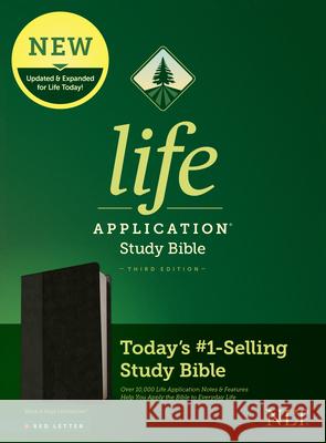 NLT Life Application Study Bible, Third Edition (Red Letter, Leatherlike, Black/Onyx) Tyndale 9781496455161 Tyndale House Publishers - książka