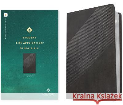 NLT Student Life Application Study Bible, Filament Enabled Edition (Red Letter, Leatherlike, Charcoal Gray Striped) Tyndale 9781496449634 Tyndale House Publishers - książka