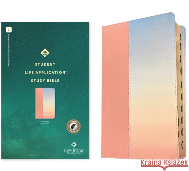 NLT Student Life Application Study Bible, Filament Enabled (Leatherlike, Ombre Pink, Indexed, Red Letter) Tyndale 9781496489852 Tyndale House Publishers - książka