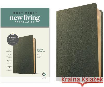 NLT Thinline Reference Bible, Filament Enabled Edition (Red Letter, Genuine Leather, Olive Green) Tyndale 9781496474124 Tyndale House Publishers - książka