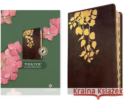 NLT Thrive Devotional Bible for Women (Leatherlike, Cascade Deep Brown, Indexed) Tyndale                                  Sheri Rose Shepherd 9781496477958 Tyndale House Publishers - książka