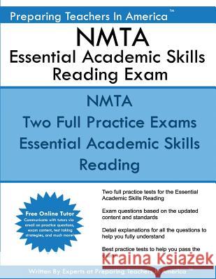 NMTA Essential Academic Skills Reading Exam: NMTA 001 NES Essential Academic Skills Reading Exam America, Preparing Teachers in 9781542412308 Createspace Independent Publishing Platform - książka