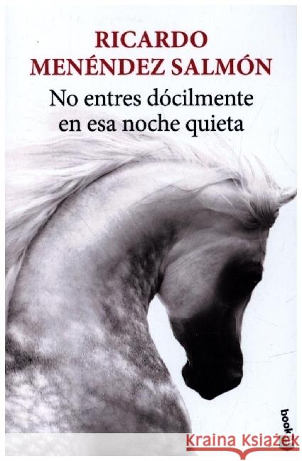 No entres docilmente en esa noche quieta Menendez Salmon, Ricardo 9788432239977 Booket - książka