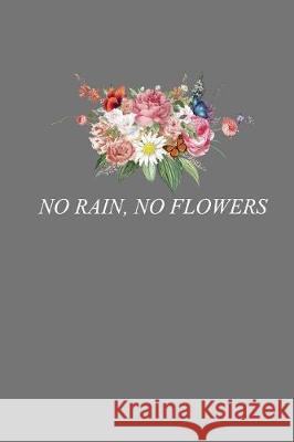 No Rain, No Flowers: Vintage Gardening Lover Gift Frozen Cactus Designs 9781086009101 Independently Published - książka