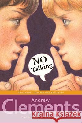No Talking Andrew Clements Mark Elliott 9781416909842 Aladdin Paperbacks - książka