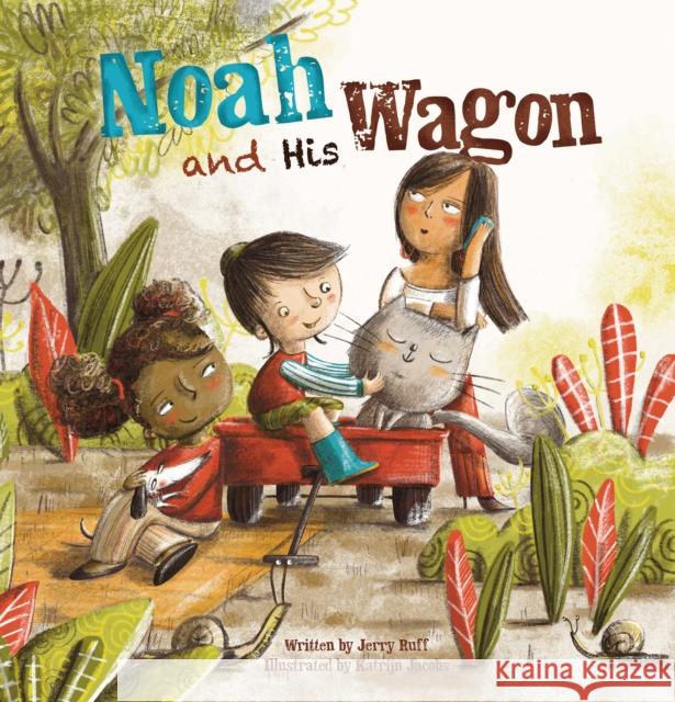 Noah and His Wagon Jerry Ruff Katrijn Jacobs 9781605377100 Clavis - książka