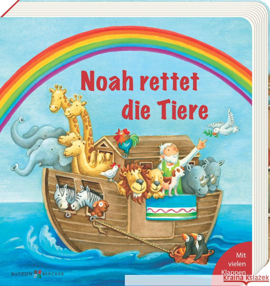 Noah rettet die Tiere Gerstle, Eva 9783766635389 Butzon & Bercker - książka