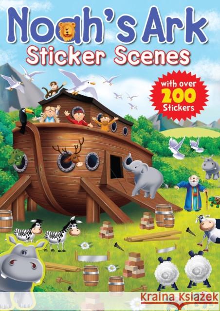 Noah's Ark Sticker Scenes Juliet David 9781859859483  - książka
