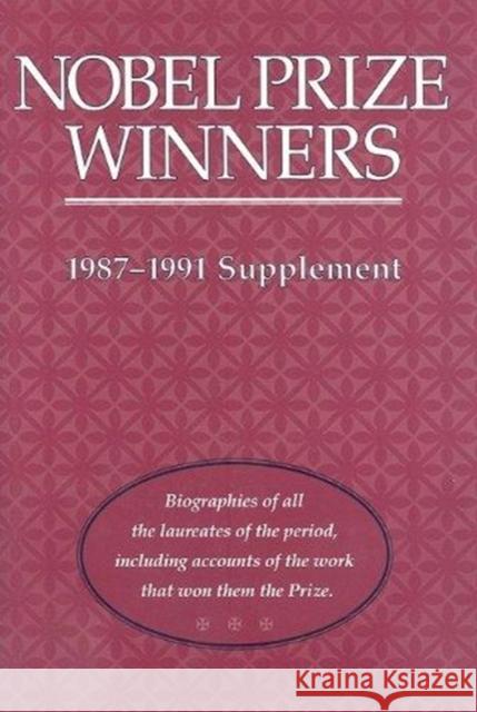 Nobel Prize Winners 1987-1991: 0 Paula McGuire 9780824208349 H. W. Wilson - książka