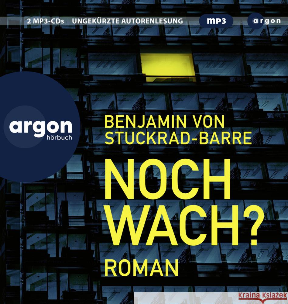 Noch wach?, 2 Audio-CD, 2 MP3 Stuckrad-Barre, Benjamin von 9783839820544 Argon Verlag - książka