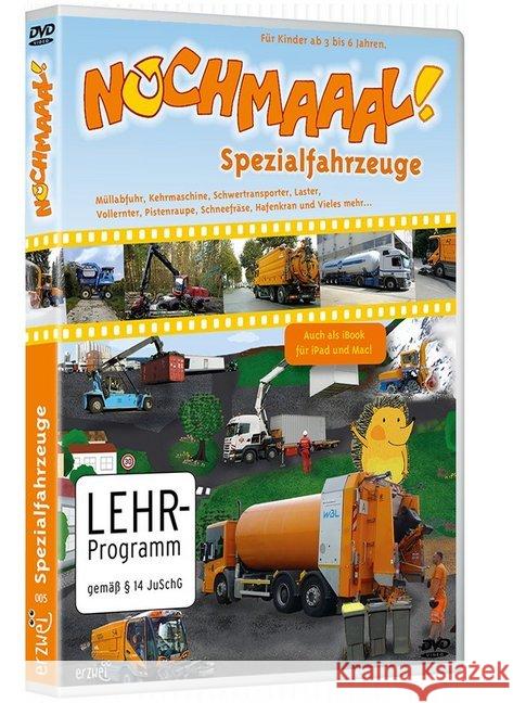 Nochmaaal! - Spezialfahrzeuge, DVD : Meine erste DVD - für Kinder ab 3 bis 6 Jahren. DE Herrmann, Ralf 9783981652468 Erzwei - książka