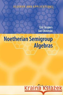 Noetherian Semigroup Algebras Eric Jespers Jan Okninski 9789048174485 Springer - książka