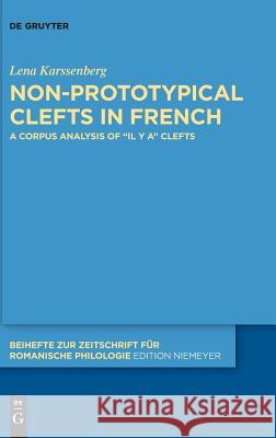 Non-Prototypical Clefts in French: A Corpus Analysis of 