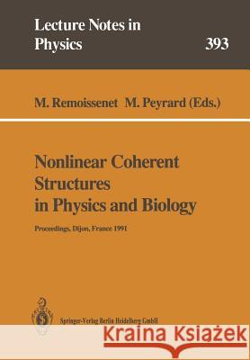 Nonlinear Coherent Structures in Physics and Biology: Proceedings of the 7th Interdisciplinary Workshop Held at Dijon, France, 4-6 June 1991 Remoissenet, M. 9783662138380 Springer - książka
