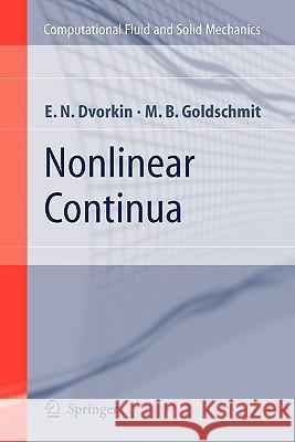 Nonlinear Continua Eduardo N. Dvorkin Marcela B. Goldschmit 9783642063978 Not Avail - książka