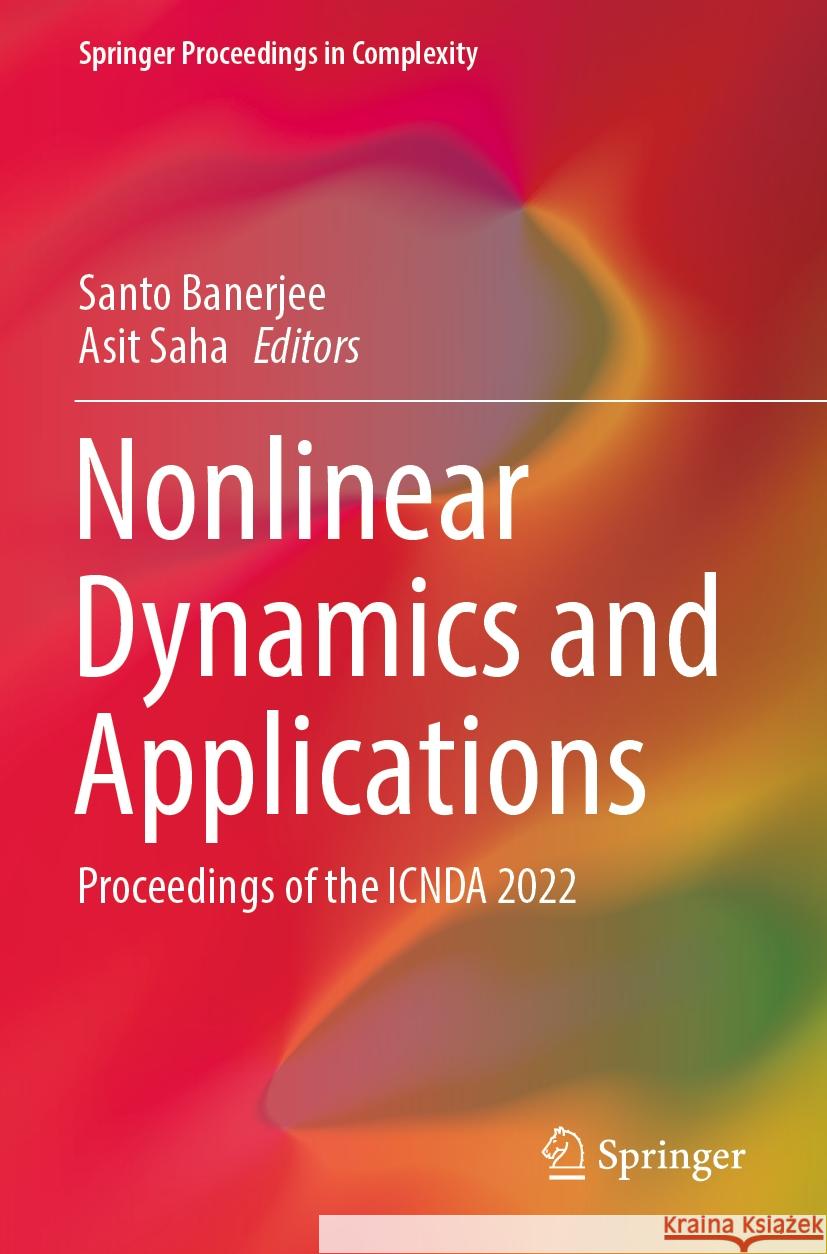 Nonlinear Dynamics and Applications  9783030997946 Springer International Publishing - książka