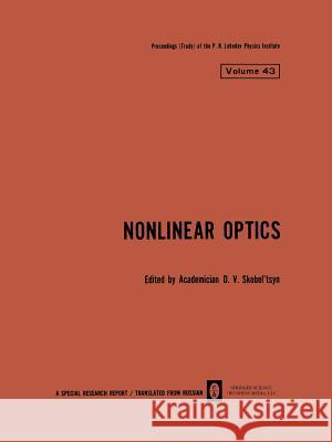 Nonlinear Optics D. V. Skobe 9781461575214 Springer - książka