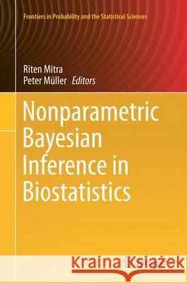 Nonparametric Bayesian Inference in Biostatistics Riten Mitra Peter Muller 9783319368177 Springer - książka