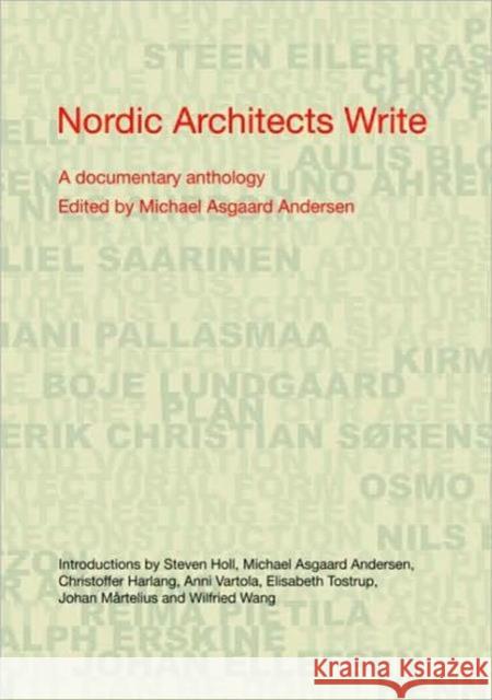 Nordic Architects Write: A Documentary Anthology Andersen, Michael Asgaard 9780415463522  - książka