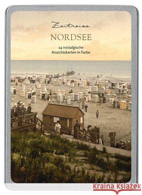 Nordsee : 14 nostalgische Ansichtskarten in Farbe  4251517502730 Paper Moon - książka