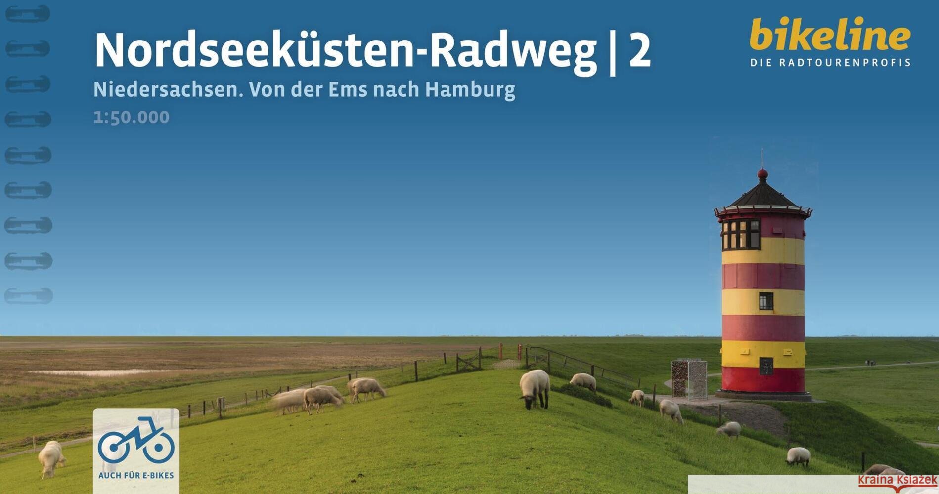 Nordseeküsten-Radweg. 1:75000 / Nordseeküsten-Radweg 2  9783711102829 Esterbauer - książka