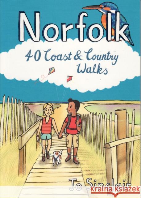 Norfolk: 40 Coast and Country Walks Jo Sinclair 9781907025921 Pocket Mountains Ltd - książka