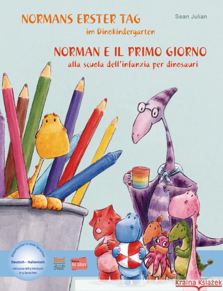 Normans erster Tag im Dinokindergarten Julian, Sean 9783196496208 Hueber - książka