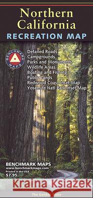 Northern California Recreation Map Benchmark Maps 9780783499239 Benchmark Maps - książka