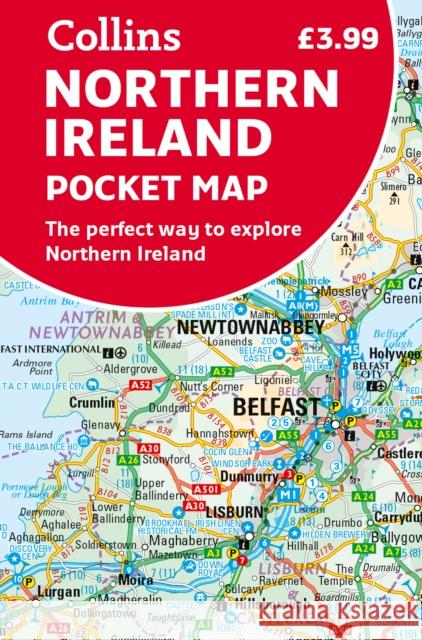 Northern Ireland Pocket Map: The Perfect Way to Explore Northern Ireland Collins Maps 9780008520663 HarperCollins Publishers - książka