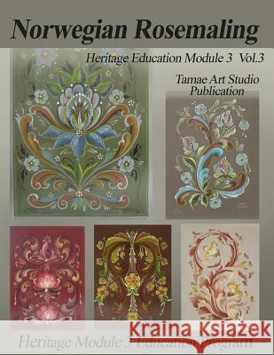 Norwegian Rosemaling Tamae Inoue Tamae Art Studio 9781537698199 Createspace Independent Publishing Platform - książka