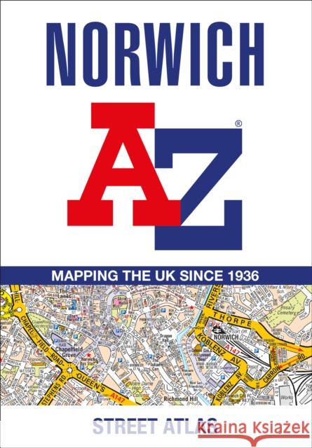 Norwich A-Z Street Atlas A-Z maps 9780008560454 HarperCollins Publishers - książka