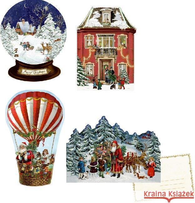 Nostalgische Weihnachten, Mini-Adventskalender-Sortiment  4050003720142 Coppenrath, Münster - książka