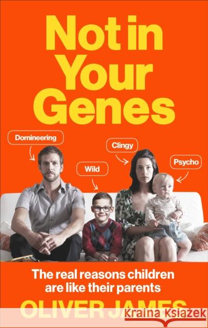 Not in Your Genes: The Real Reasons Children Are Like Their Parents James, Oliver 9780091947682  - książka