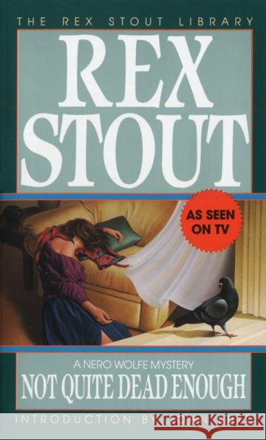 Not Quite Dead Enough Rex Stout John Lutz 9780553261097 Bantam Books - książka