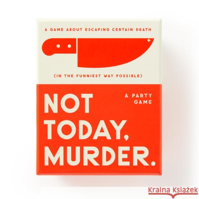 Not Today, Murder Game Brass Monkey 9780735383852 Brass Monkey - książka