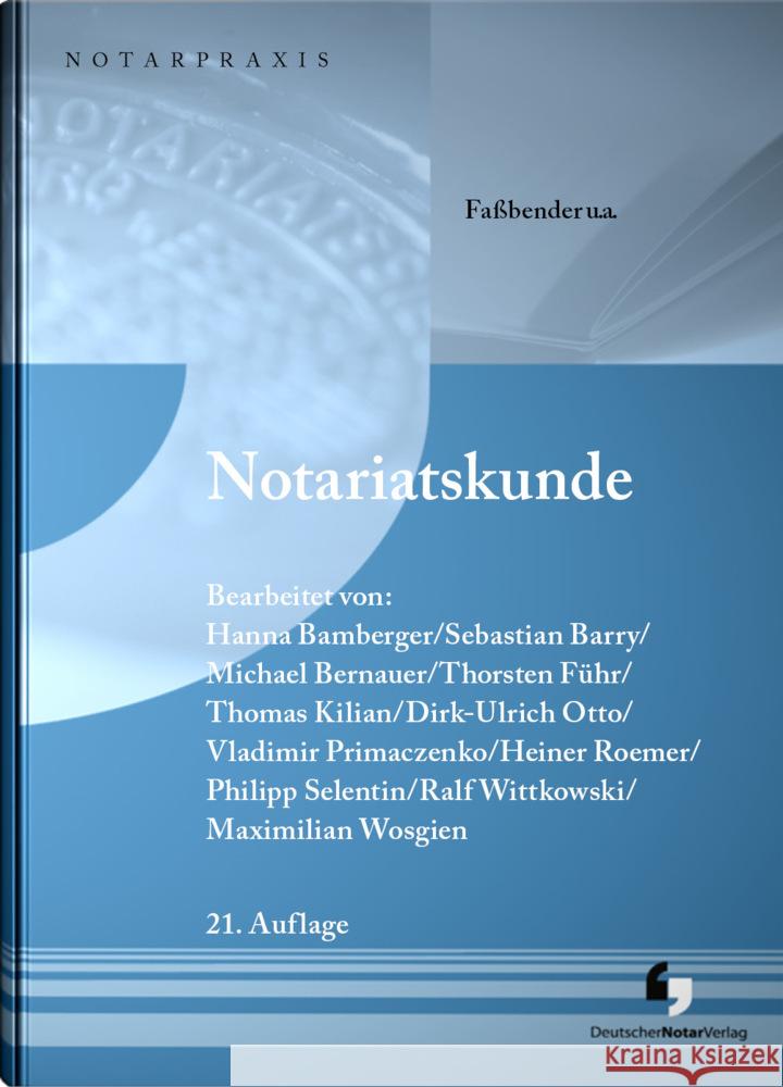 Notariatskunde  9783956463266 Deutscher Notarverlag, Bonn - książka