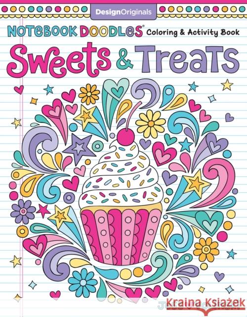 Notebook Doodles Sweets & Treats: Coloring & Activity Book Jess Volinski 9781497202498 Design Originals - książka