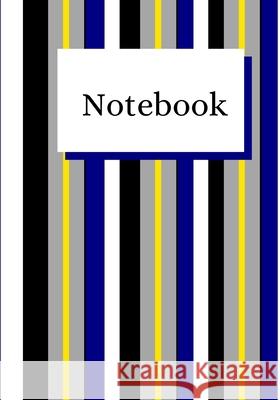Notebook: Stripes and lined interior for notes. Dke Brand 9781794758674 Lulu.com - książka