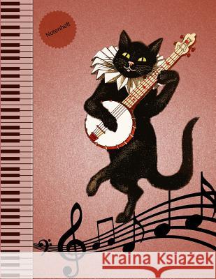 Notenheft: Notenblätter Buch, Notenpapier 12 Systeme, Notenlineatur Publishing, Jazz 9781720290933 Independently Published - książka